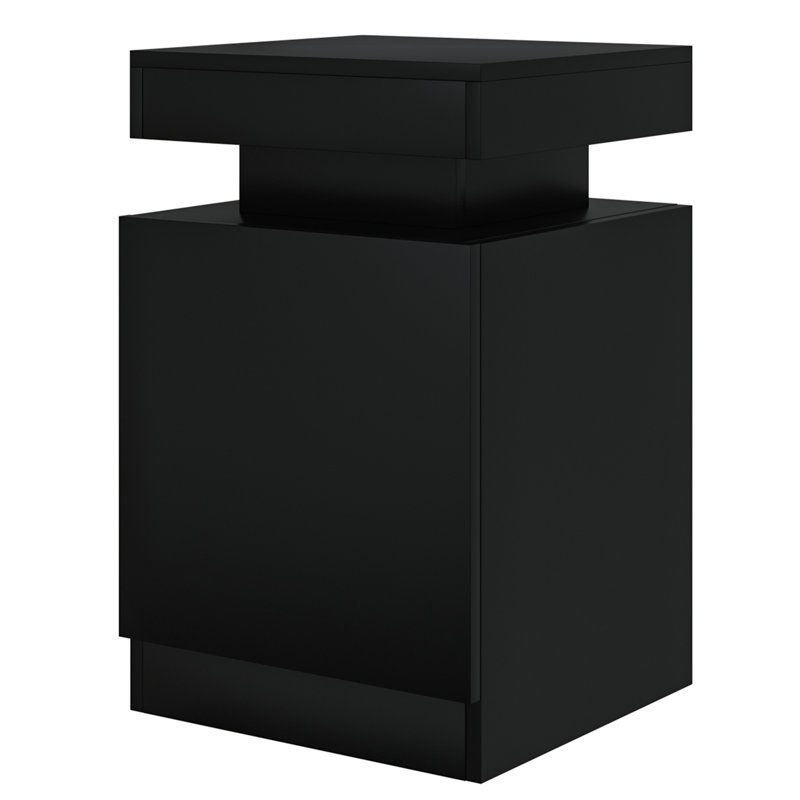Table de chevet Eliezel, Noir