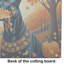 Doberman Pinscher Fall Glass Cutting Board Large