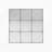 Square Wall-Mounted Mirror
