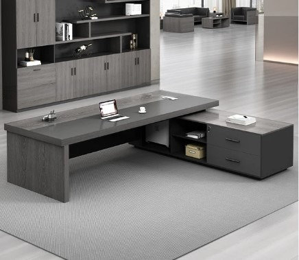 Naama L-Shaped Executive Desk, 75cm H x 160cm W x 80cm D
