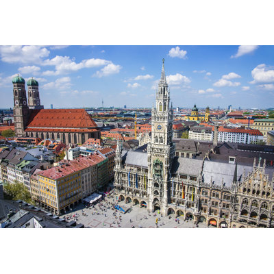 Devvon " Munich Center Skyline " by Romanbabakin