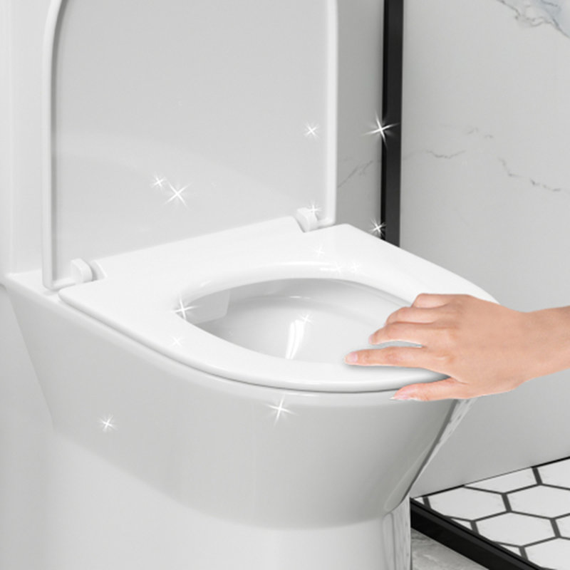 One-Piece Dual-Flush Modern Toilet with Comfort Chair Seat