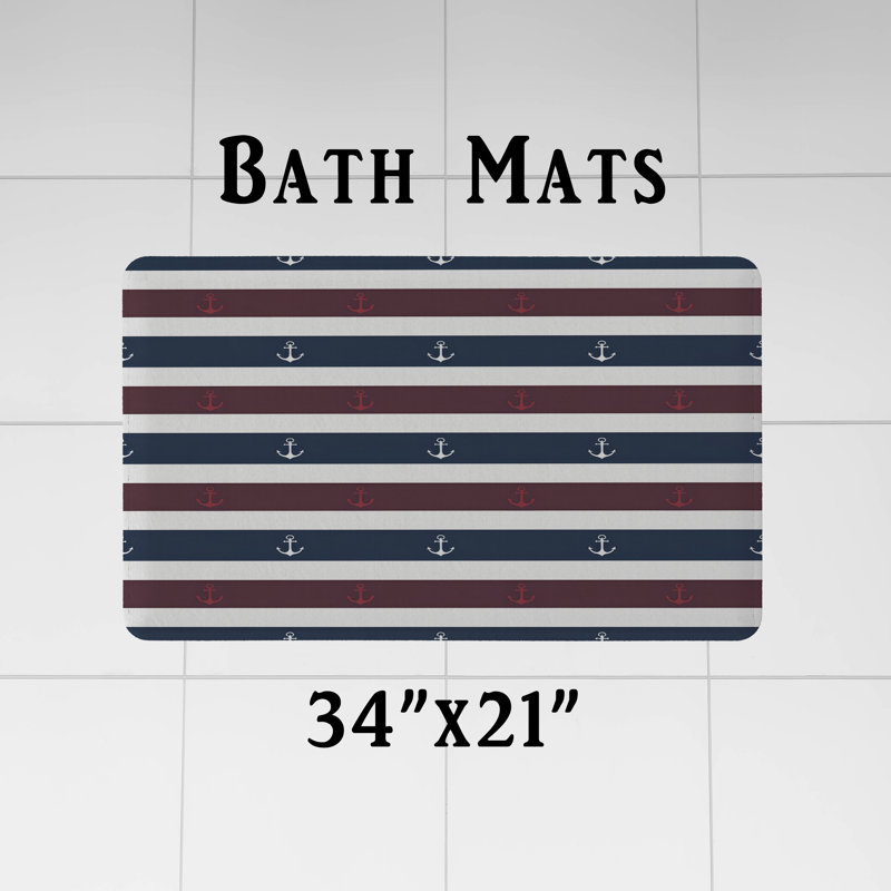 Rideau de douche avec tapis de bain, H 72 po x l 70 po