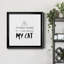 Bring My Cat - Art textuel sur toile encadré-2004899712-2004899718