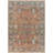 Everly Oriental Machine Made Power Loomed Polyester Area Rug in Rust/Navy-883953169