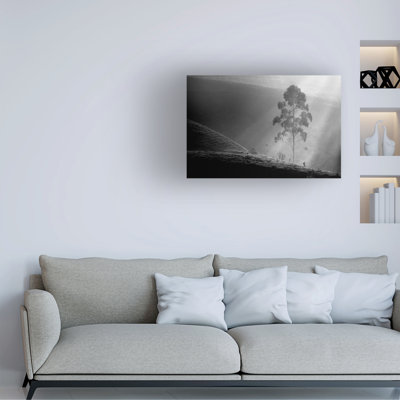 Wrapped Canvas Wall Art - Saelanwangsa 'Itself On A Long Journey' Wall Art for Living Room, Bedroom, or Office Décor  - 12x19