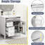 Meuble-lavabo de salle de bain moderne avec lavabo, armoire 30 po 2 tiroirs et espaces organisés, meuble-lavabo d'apparence charmante, compartiment spacieux, design tendance-673767857-673767858