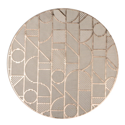 Geometric Round Placemat