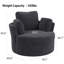 Fauteuil demi-tonneau pivotant l 42,1 po Berey-388414166