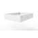 Juniper 24" Solid Surface Wall Mount Modern Minimalist Bathroom Sink and LED Mirror Set
