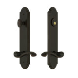Complete Arc Entry Lever Set with Single Cylinder Deadbolt