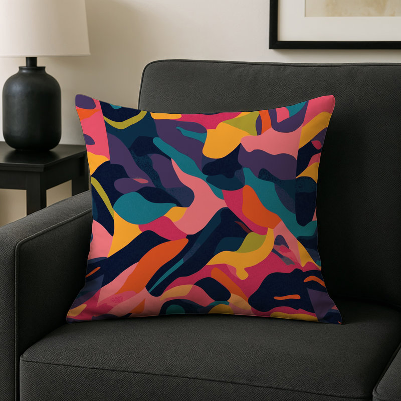 Coussin intérieur et extérieur Plasma Trails, Square 20"