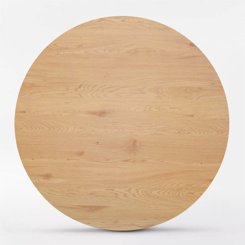 Table de salle à manger 46 ", Naturel, H 29,5 po x L 46 po x l 46 po