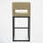 26" Upholstered Counter Barstool With Low Back And Metal Frame Modern Kitchen Island Seating-1386865876