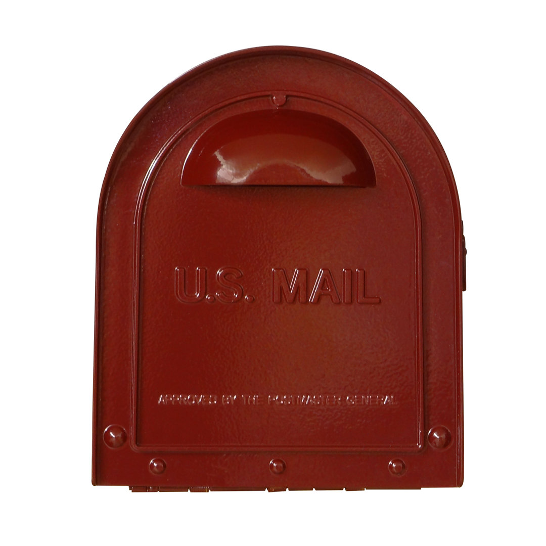 Dylan Aluminum Post Mounted Mailbox with Magnetic Closure Special Lite Products Mailbox 