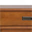 Draper - Table de bout Mid Century - Brun teck