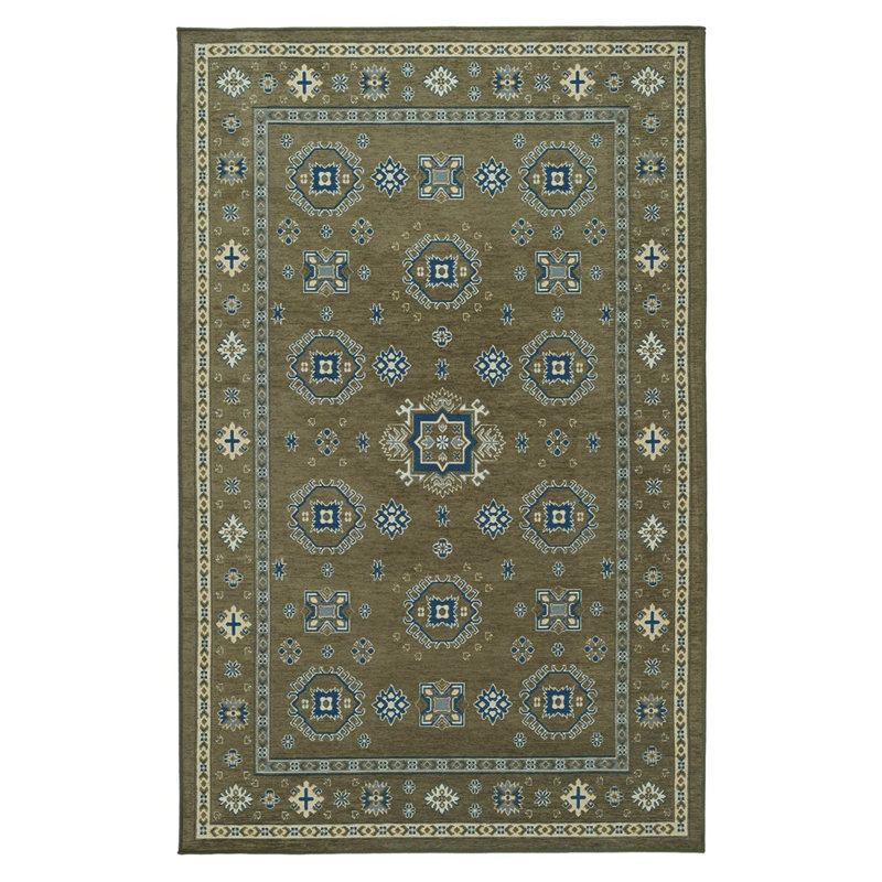 Star Slim Washable Rug, Rectangle 5'3" x 7'10"