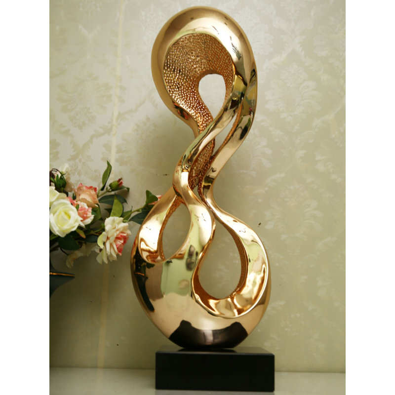 Matériau de sculpture en résine galvanisé moderne et minimaliste