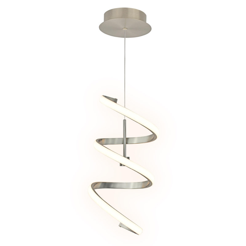Helix LED Pendant Light, Dimmable 950 Lumens 3000K, 17W Pendant Lighting For Kitchen Island, Hanging Light Fixtures