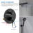 Circular Shower Faucet with Rough-in Valve-74557749