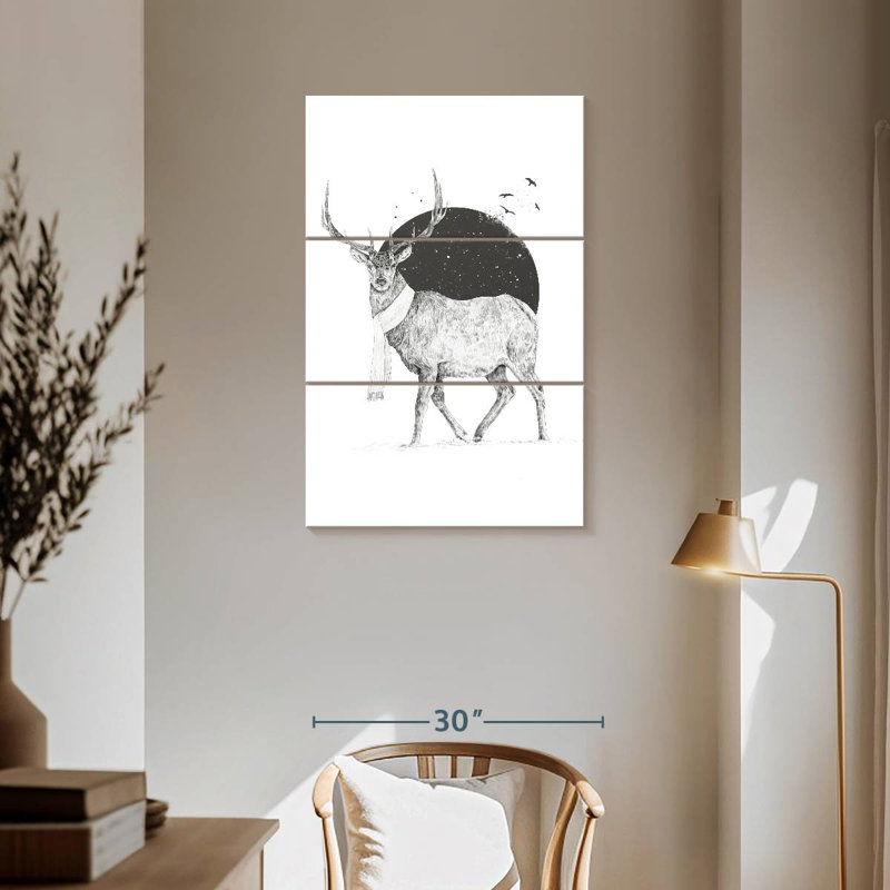 Brampt Winter Is All Around, 57" H x 36" W