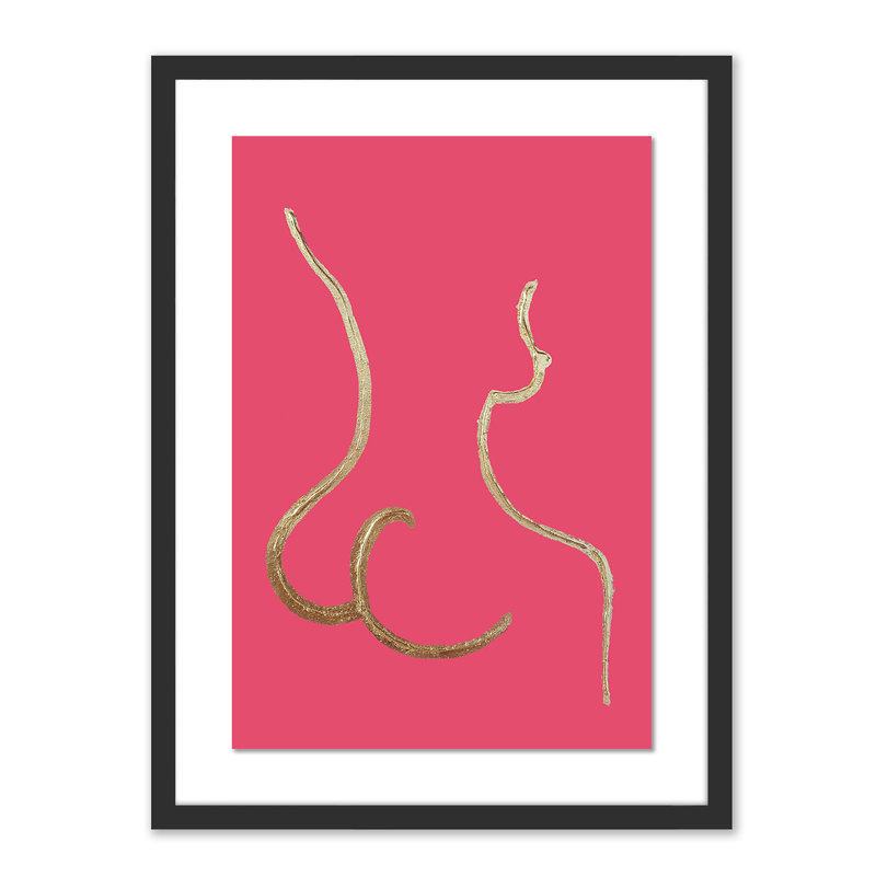 Venus Print by Anne Mersmann, 24" H x 18" W x 1.5" D, Black