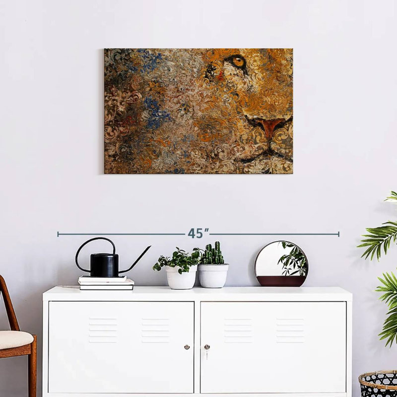 Brampt Barbary Lion, 20" H x 30" W