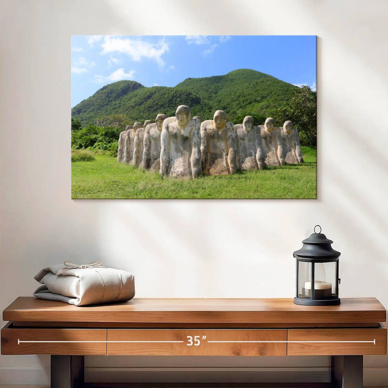 Anse Cafard Slave Memorial, 16" H x 24" W