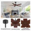 Ventilateur de plafond standard à 5 pales en bois massif avec fixation à la tige verticale à 7 vitesses-1651449457-1651449460-1651449461