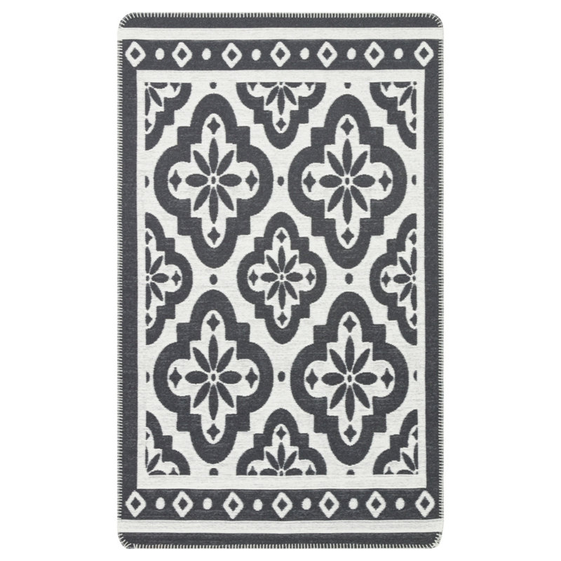 Harshaw Southwestern Cotton Area Rug, Runner 75 x 180cm