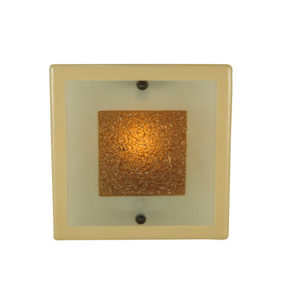 Metro Fusion Flush Mounted Sconce