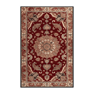 Tapis brun lavable à la machine