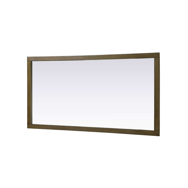 Miroir Noah 72 x 36, 36 po x 72 po, Rectangulaire, Noisette chêne