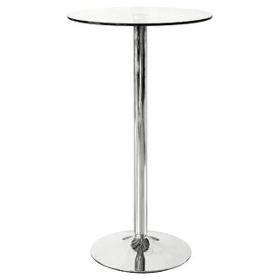 Round Glass Top Metal Base Dining Table