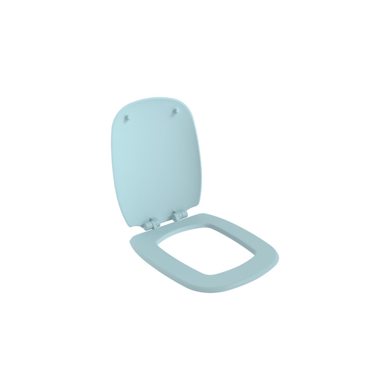 Fenice Soft Close Toilet Seat, Matte Ice Blue