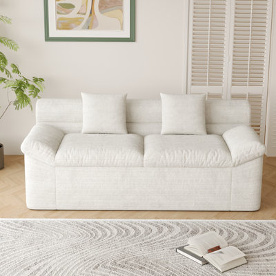 Modular Corduroy Sectional Sofa, No Assembly Required