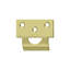 Deltana 178USTU3 Universal Strike; Solid Brass; Bright Brass Finish