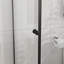 Porte de douche de coin sans cadre
