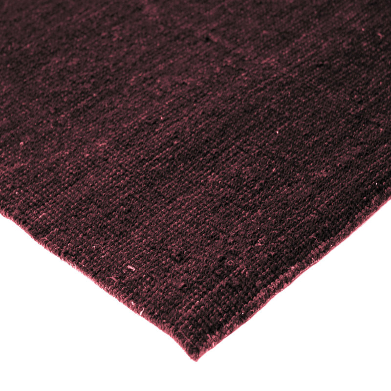 Pollark Solid Colour Hand Woven Area Rug, Rectangle 190 x 290cm