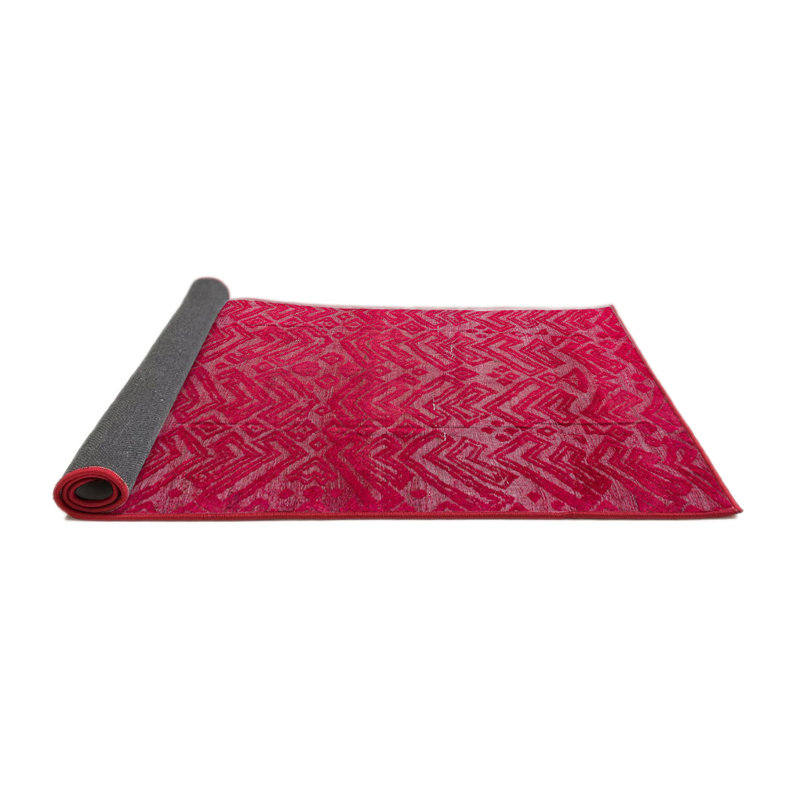Absher Abstract Indoor Rug, Round 7'
