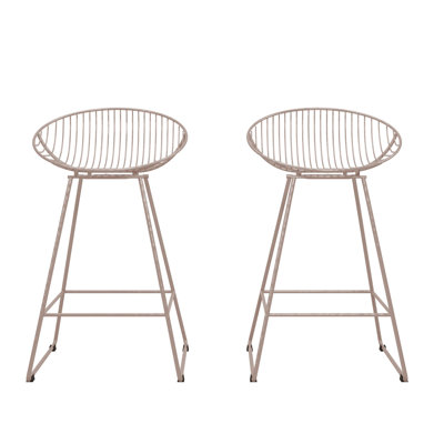 Counter Stool with Metal Frame