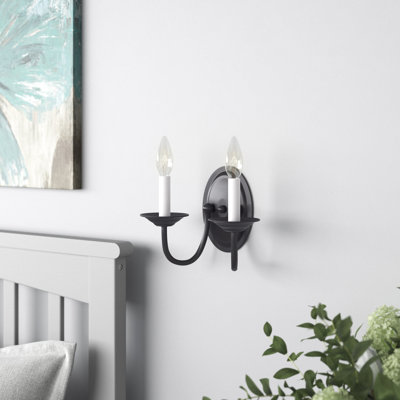 Freels Steel Candle Wall Light
