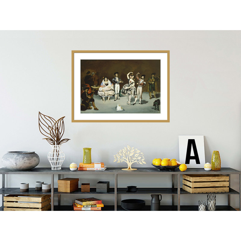 «Ballet espagnol» par Edward Manet, impression giclée sur cadre, H 30,37 po x l 41,5 po