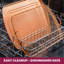 Grand plateau de friteuse à air antiadhésif pour le four de 13,4 po x 11,4 po avec livre de recettes Gotham Steel