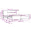 Bookcase Bed Without Mattress Solid Wood Pine-301055608