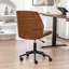 Chaise de bureau rembourrée en similicuir Bryonie-340057853
