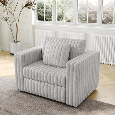 Ensemble de chambre à coucher et de salon 44,9 po - Gris. Structure en métal. Mousse de rembourrage en mousse. Revêtement en microfibre élégant. Combinable gris simple pour la vie. Fabriqué en matériaux, bois massif, design, combinaison,