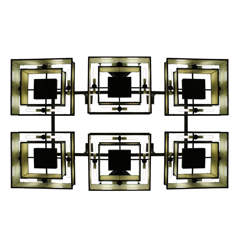 Piazza 48 - Light Semi Flush Mount