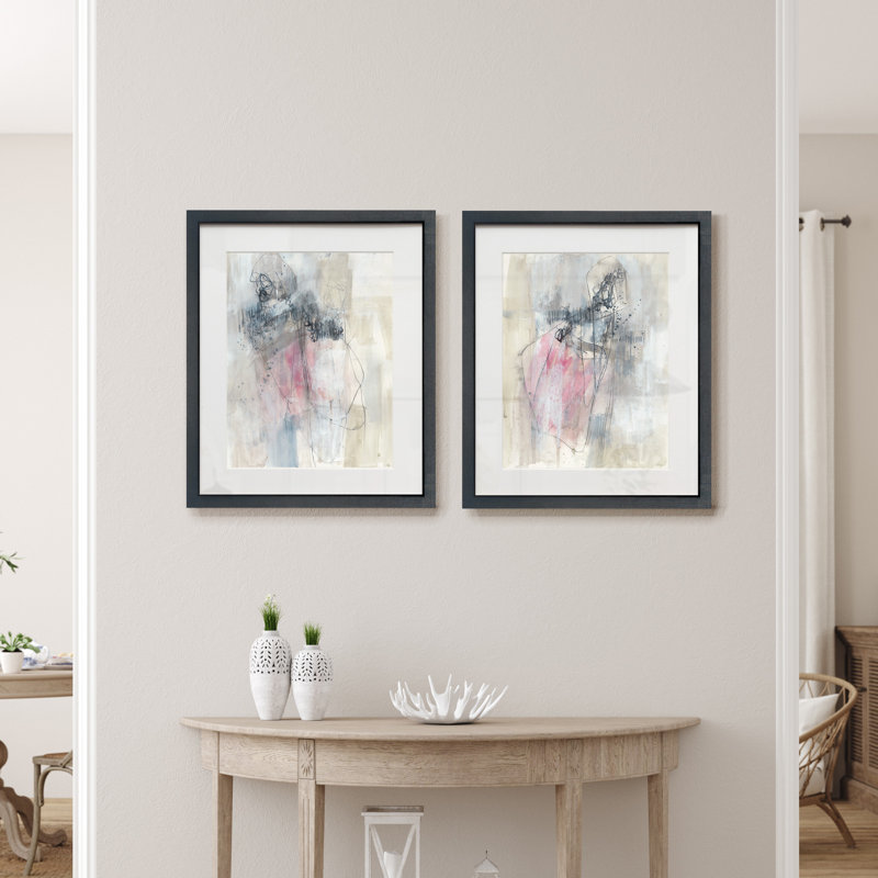 « Conservation Time I », ensemble de 2 reproductions d’art sur papier encadrée