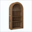 Bibliothèque arquée à 4 niveaux avec tablette de rangement ouverte pour salle à manger, salon et chambre à coucher-958818505